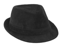 SOMBRERO FEDORA DE CORDEROY LISO 