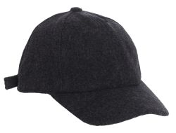 GORRA CON VISERA EN PAÑO 100% LANA