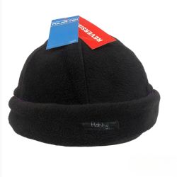 GORRO DE POLAR LISO DOBLE REVERSIBLE - 2 COLORES