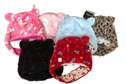 GORRO OSITO DE PIEL  CON OREJITAS 