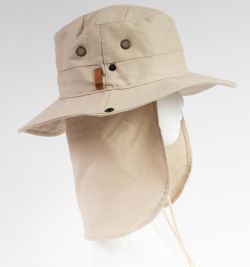  SOMBRERO AUSTRALIANO DE GABARDINA CON PROTECTOR TAPA NUCA 