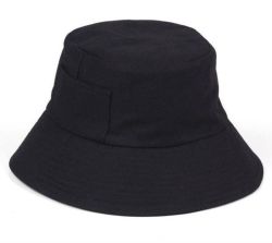 PILUSO LISO NEGRO TRAP DE GABARDINA