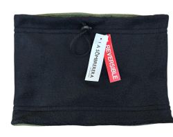 CUELLO GORRO DE POLAR DOBLE REVERSIBLE CON TANCA