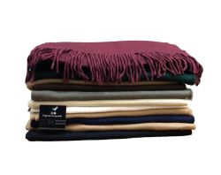 BUFANDA DE PAÑO LISO UNISEX