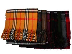 BUFANDA DE PAÑO ESCOCESA UNISEX