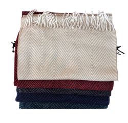 BUFANDA ESPIGADA DE PAÑO UNISEX